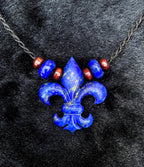 Lapis Lazuli Elegant Necklace Handmade Masterpiece