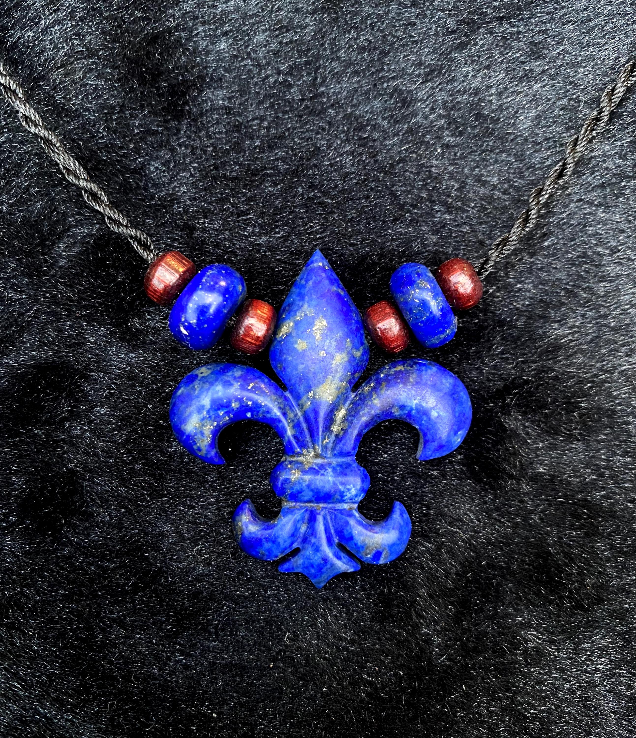 Lapis Lazuli Elegant Necklace Handmade Masterpiece