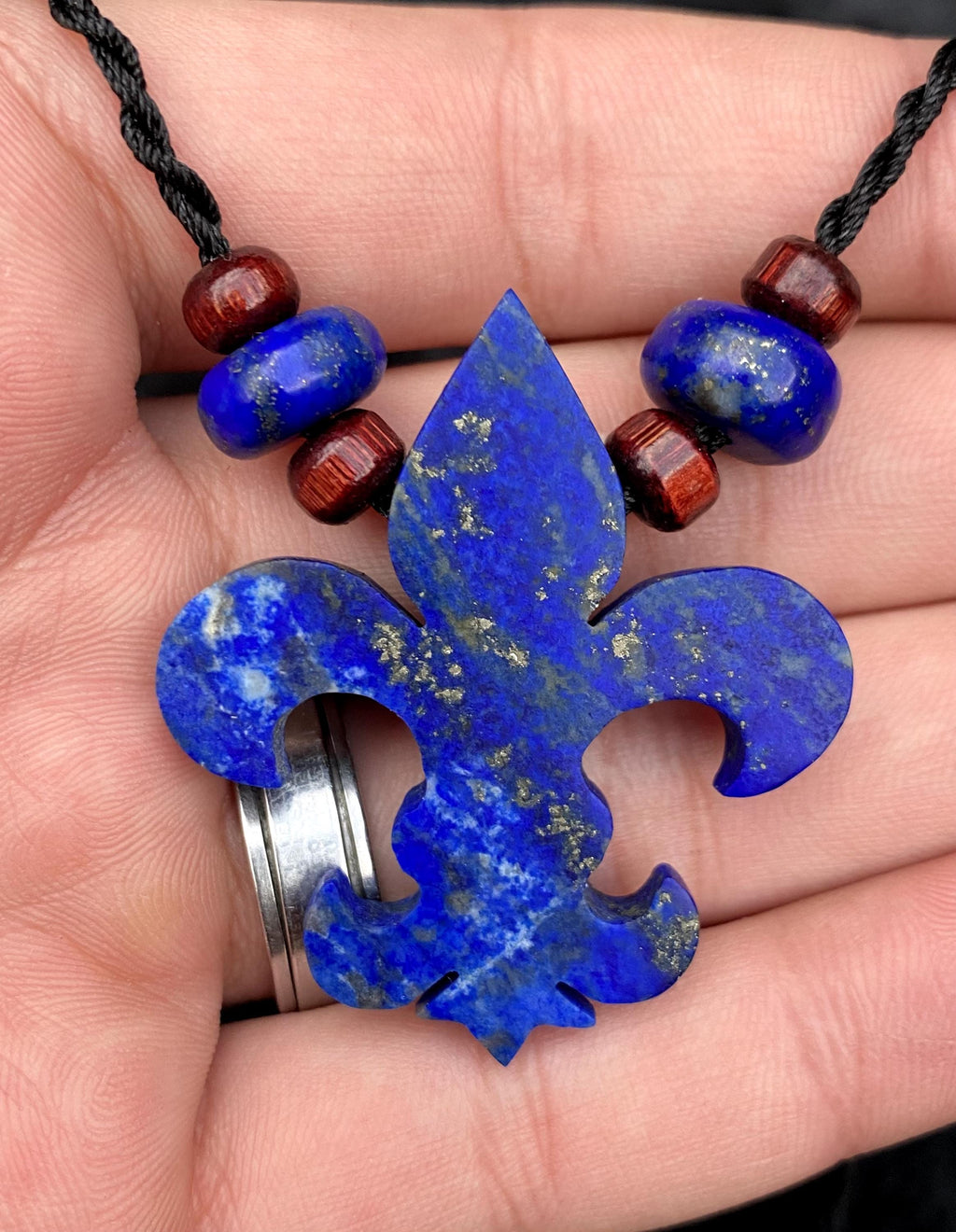 Lapis Lazuli Elegant Necklace Handmade Masterpiece