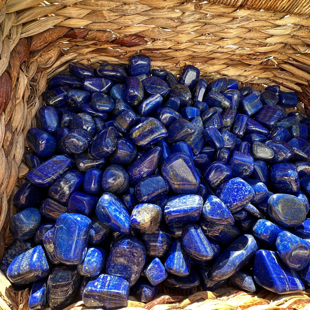 Lapis lazuli tumbles, High quality lapis lazuli tumbles.