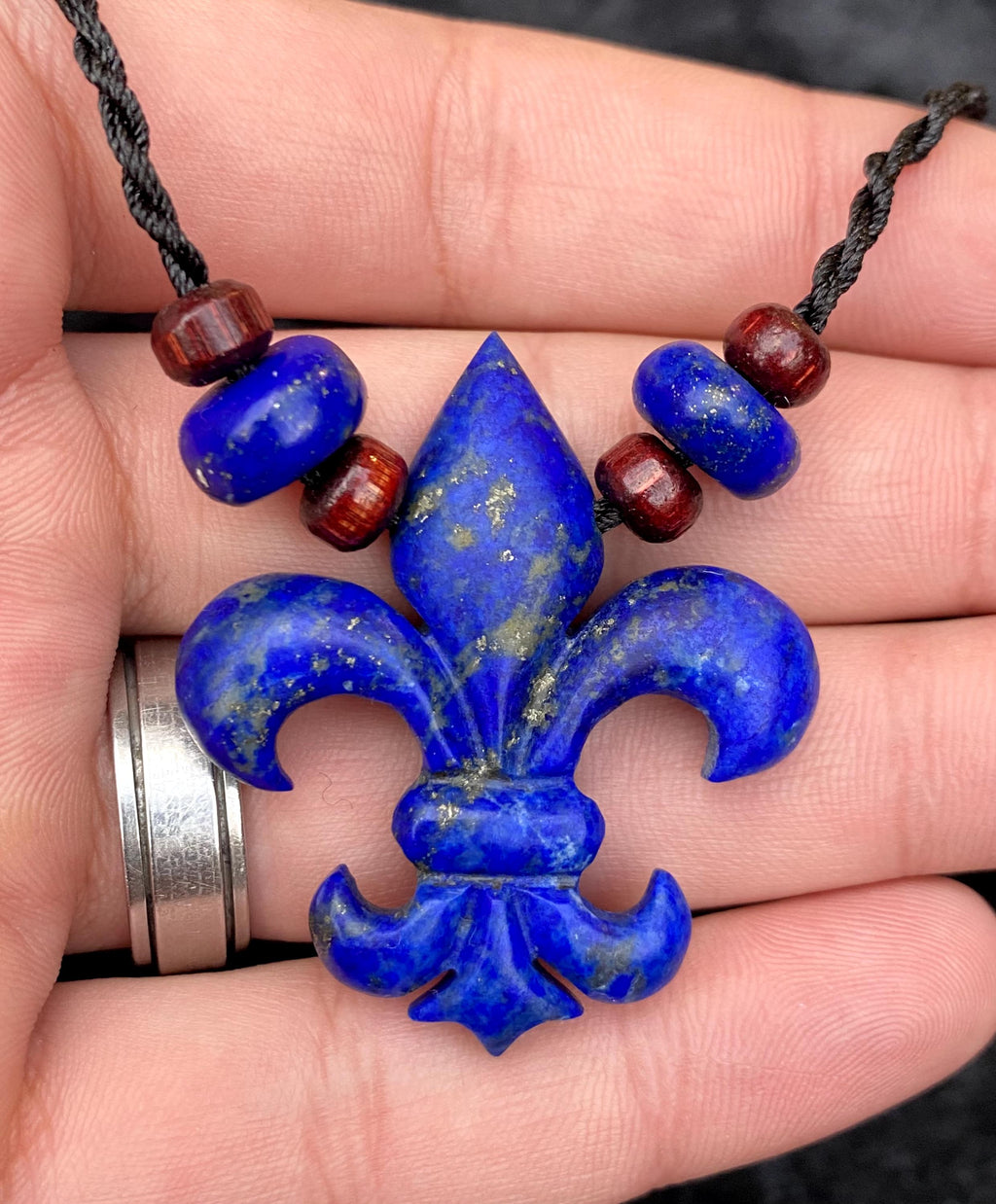 Lapis Lazuli Elegant Necklace Handmade Masterpiece