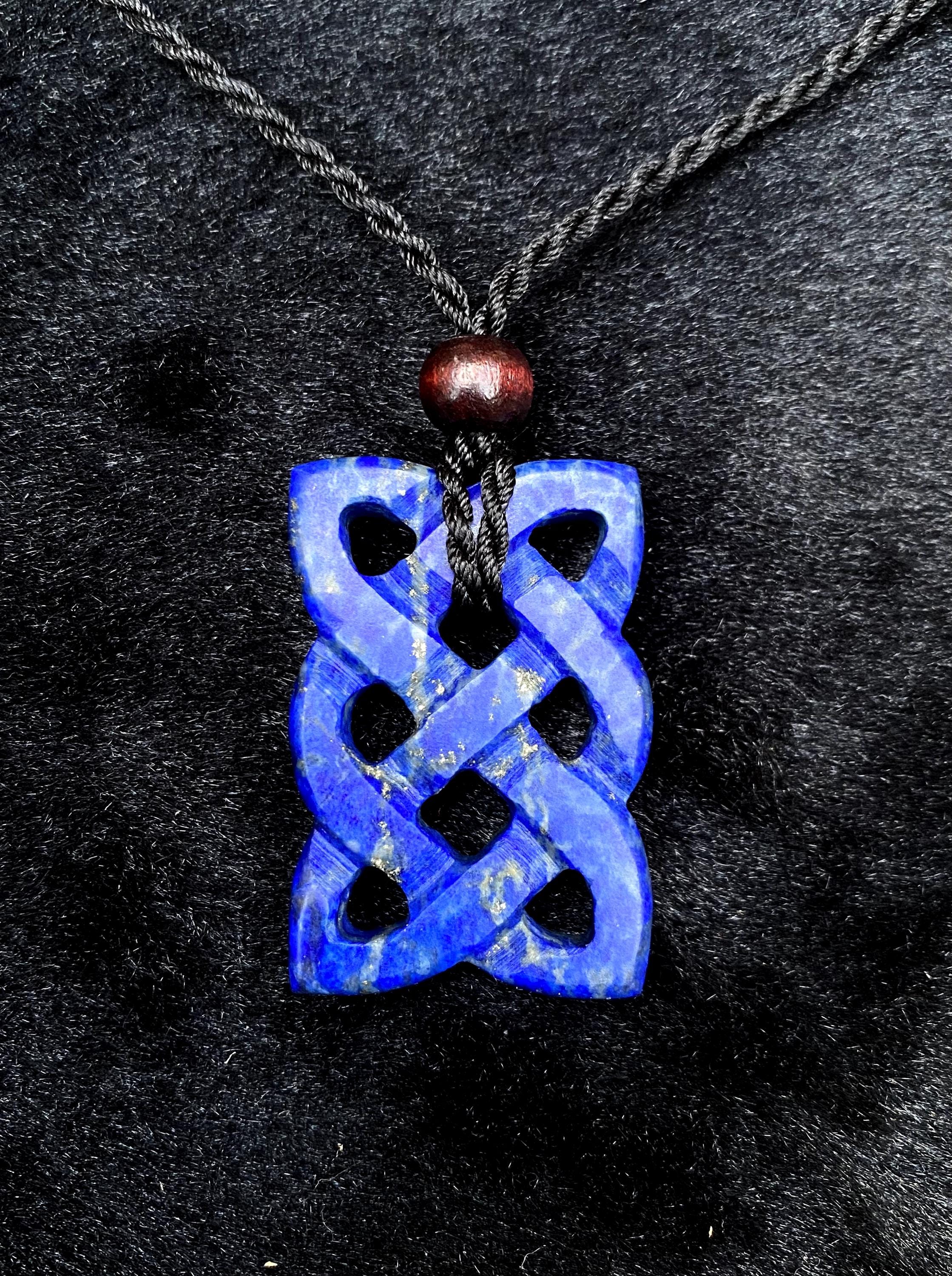 Lapis Lazuli Elegant Necklace Handmade Masterpiece