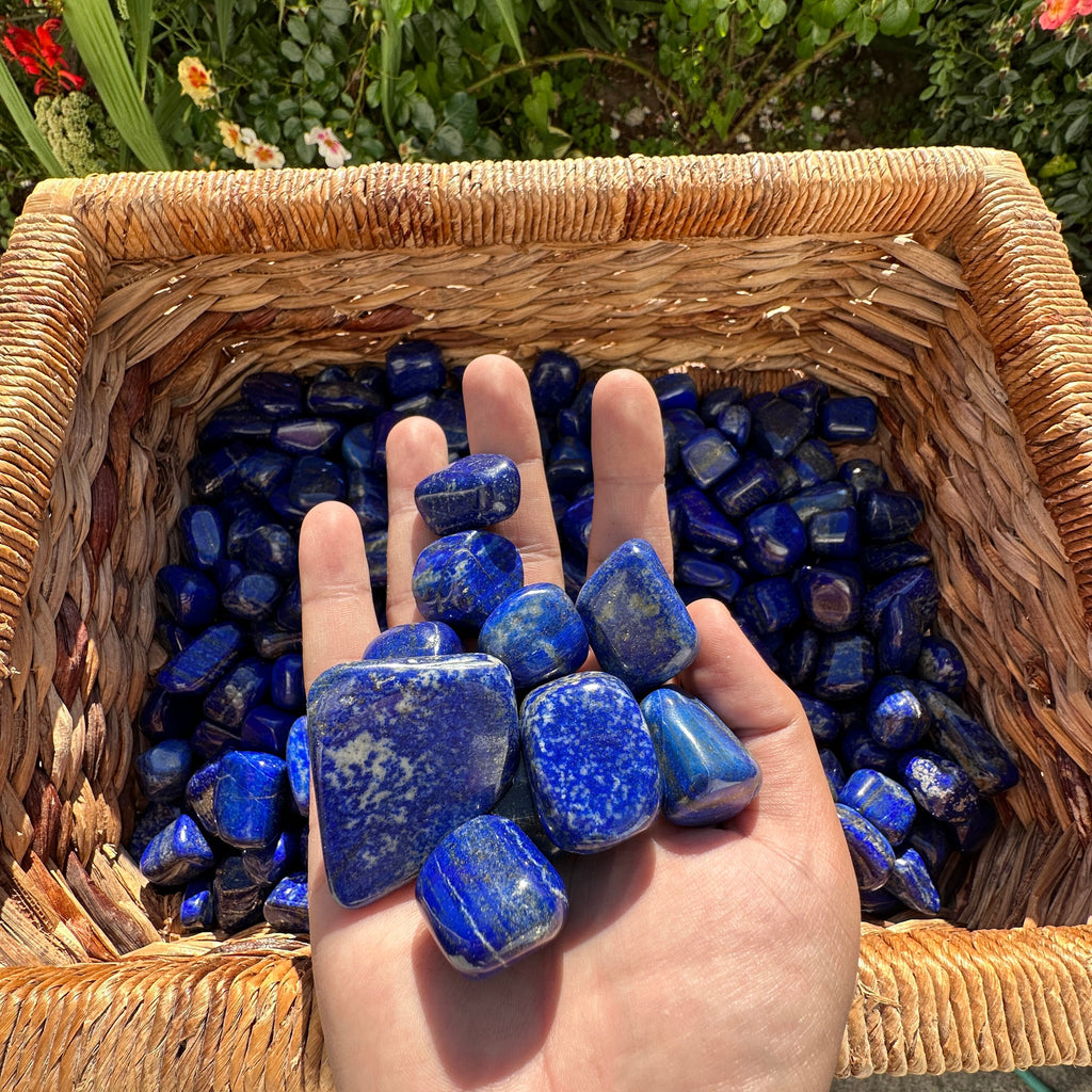 Lapis lazuli tumbles, High quality lapis lazuli tumbles.