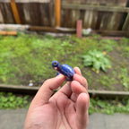 Smoking pipes made from natural lapis lazuli stone