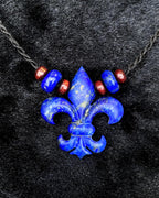 Lapis Lazuli Elegant Necklace Handmade Masterpiece