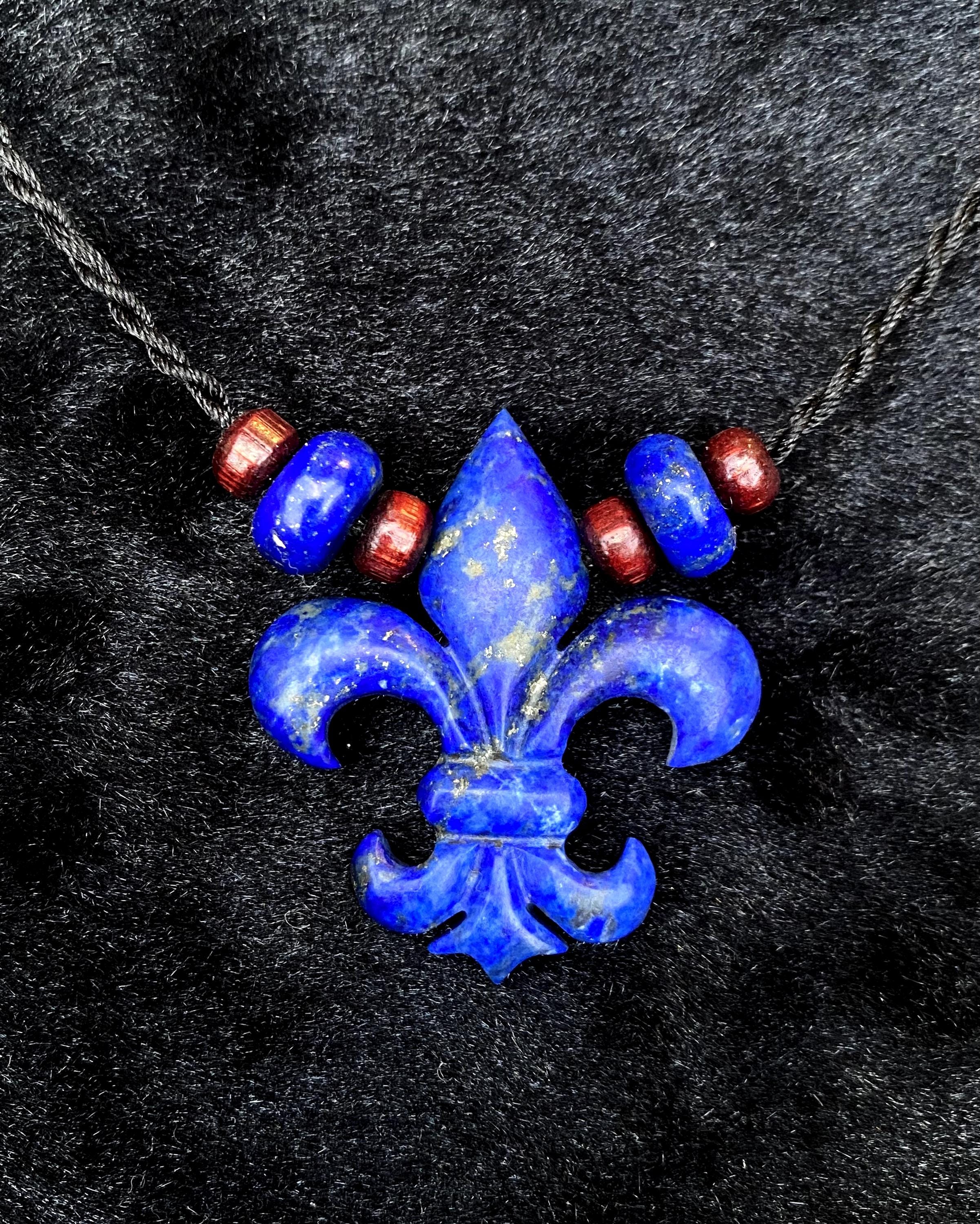 Lapis Lazuli Elegant Necklace Handmade Masterpiece