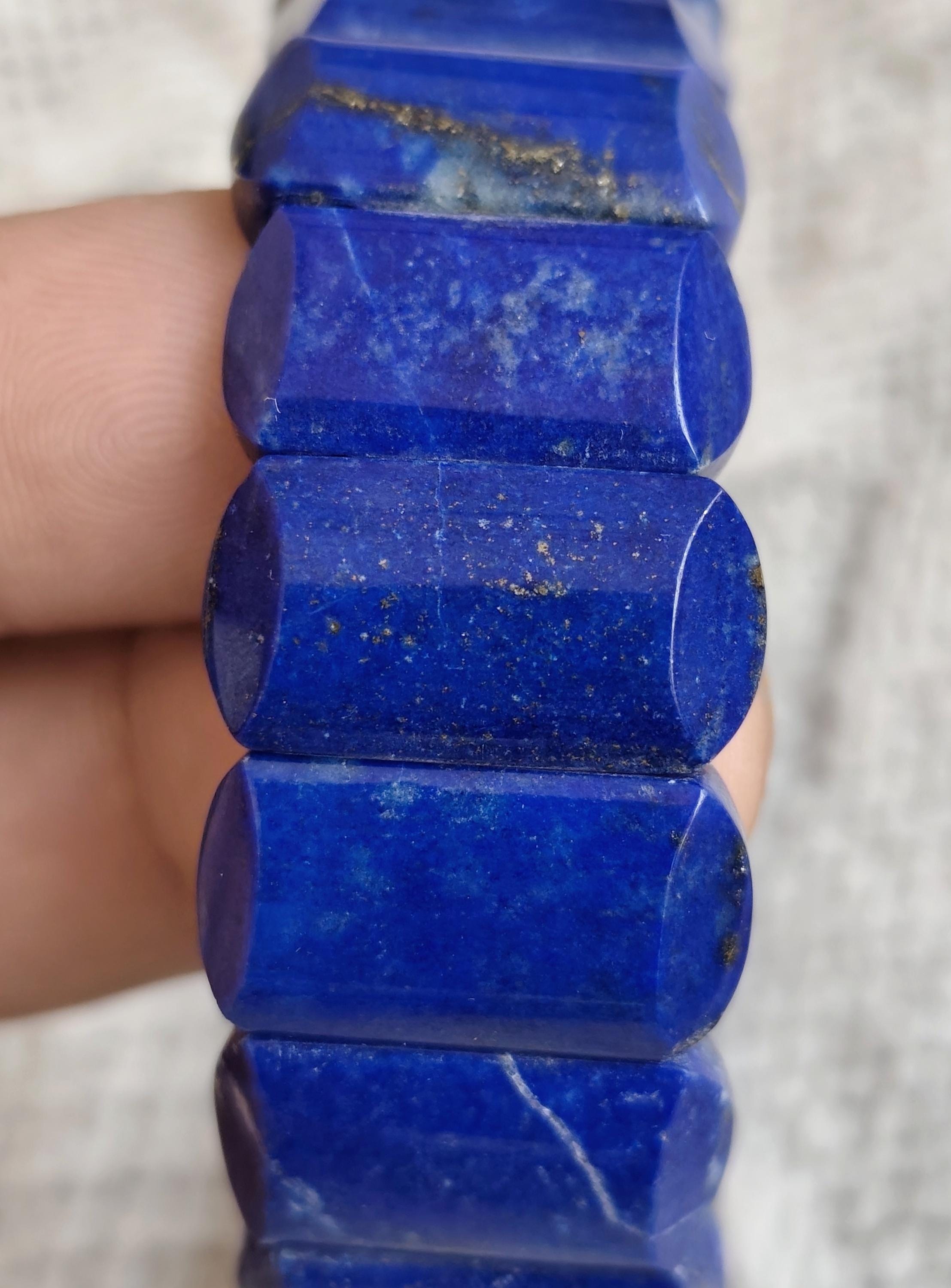 56 Gram Natural Lapis Lazuli Bracelet – Handmade Gemstone Jewelry for Healing & Style