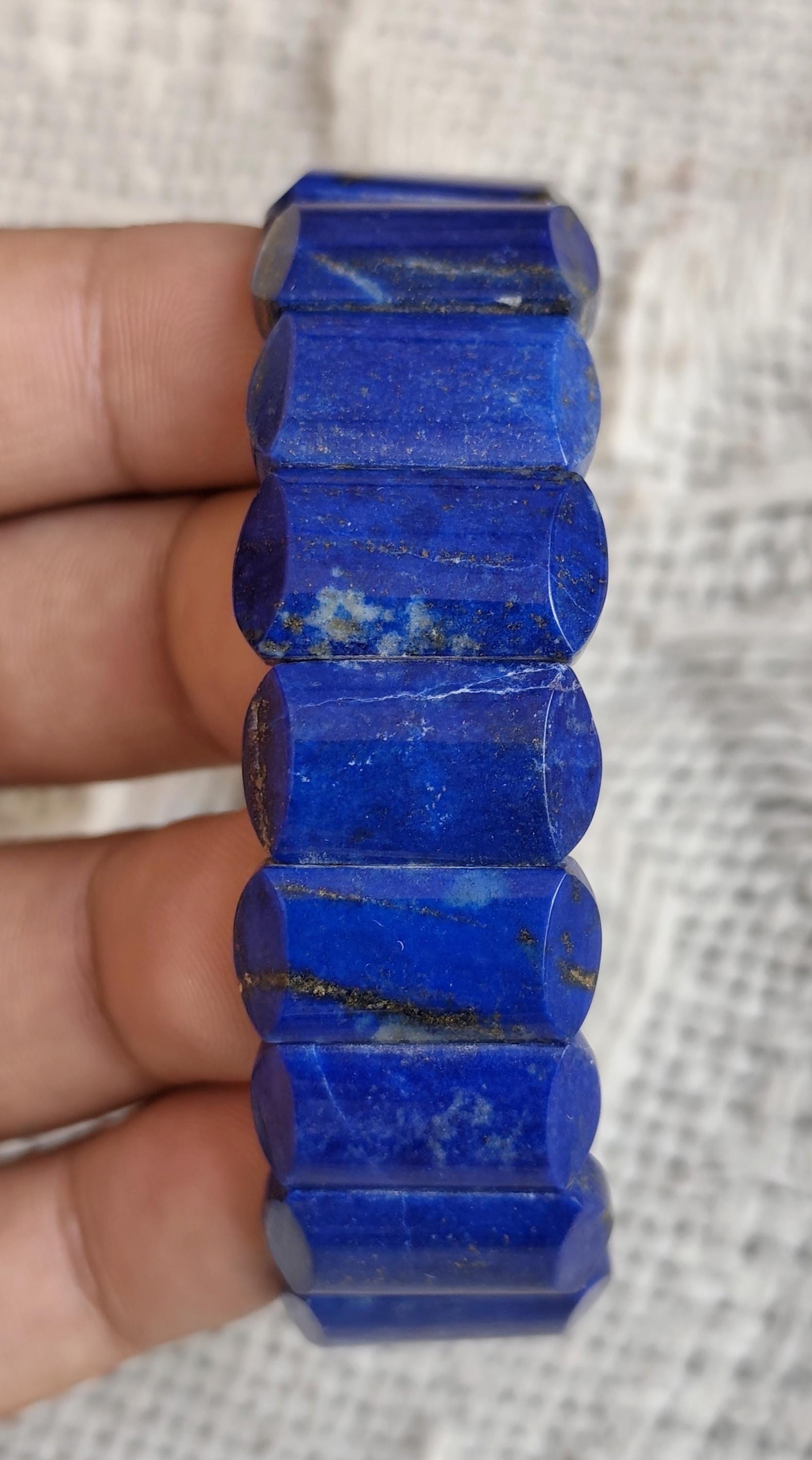 56 Gram Natural Lapis Lazuli Bracelet – Handmade Gemstone Jewelry for Healing & Style