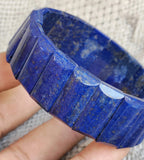 70 Gram Polished Lapis Lazuli Bracelet – Spiritual Healing Crystal Jewelry