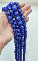Lapis Lazuli Necklace: Natural Afghan Gemstone, Deep Blue Crystal Pendant
