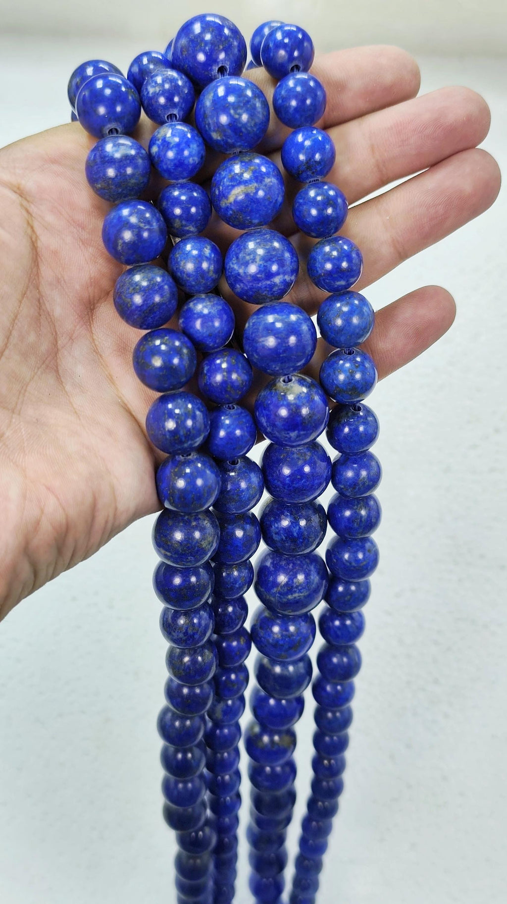 Lapis Lazuli Necklace: Natural Afghan Gemstone, Deep Blue Crystal Pendant