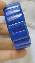 70 Gram Polished Lapis Lazuli Bracelet – Spiritual Healing Crystal Jewelry